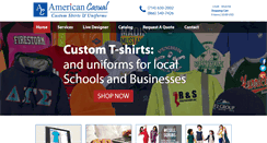Desktop Screenshot of american-casual.com